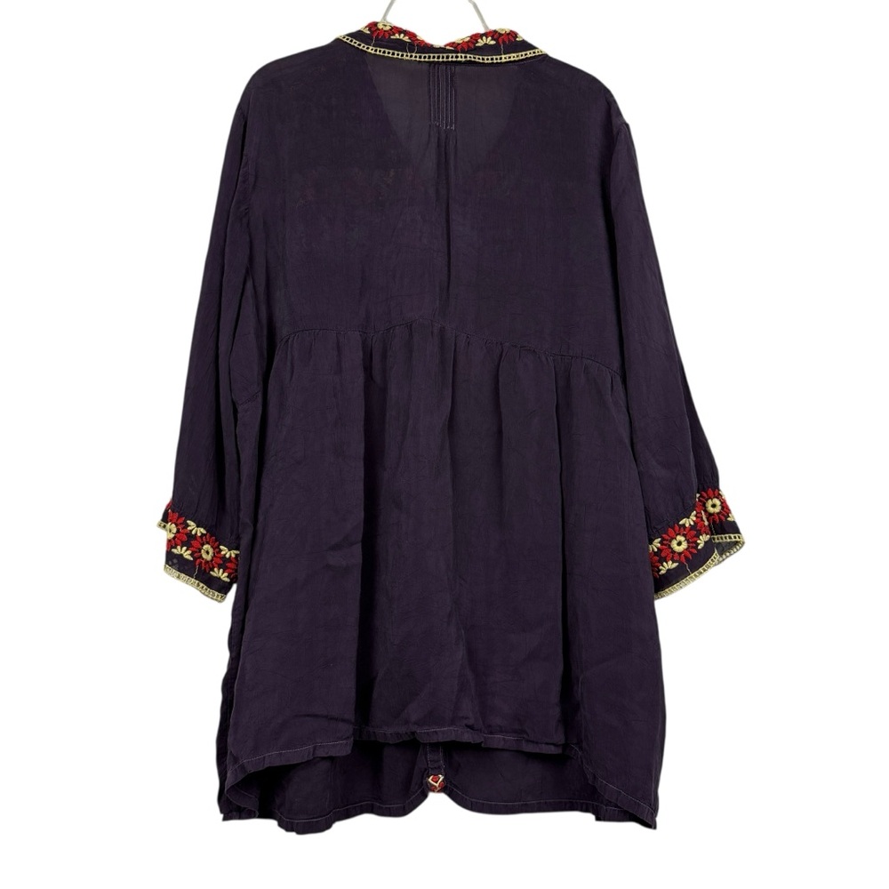 Johnny Was Artisan Embroidered Floral Tunic - Picture 2 of 6